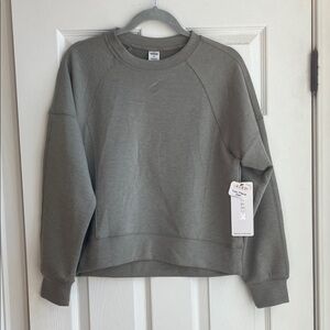 RBX Olive Performance Crew Sweatshirt S NWT